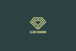 Click Diamond Logo Template