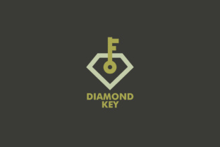 Diamond Key Logo Template: A Versatile Branding Solution