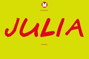 Julia: A Handmade Typeface for Modern Design