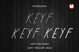 Keyf: A Versatile Light Bold Typeface for Design Projects