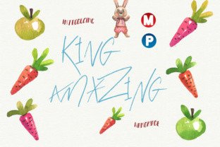 King Amazing: A Playful Typeface for Creative Expression