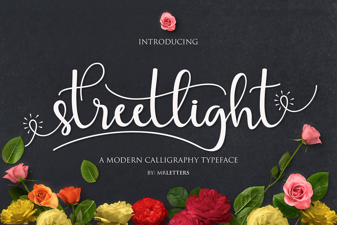 Streetlight: A Versatile Script Font for Creative and Professional Use