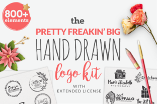 The Pretty Feakin Big Hand-drawn Logo Kit: A Strategic Tool for Creative Professionals